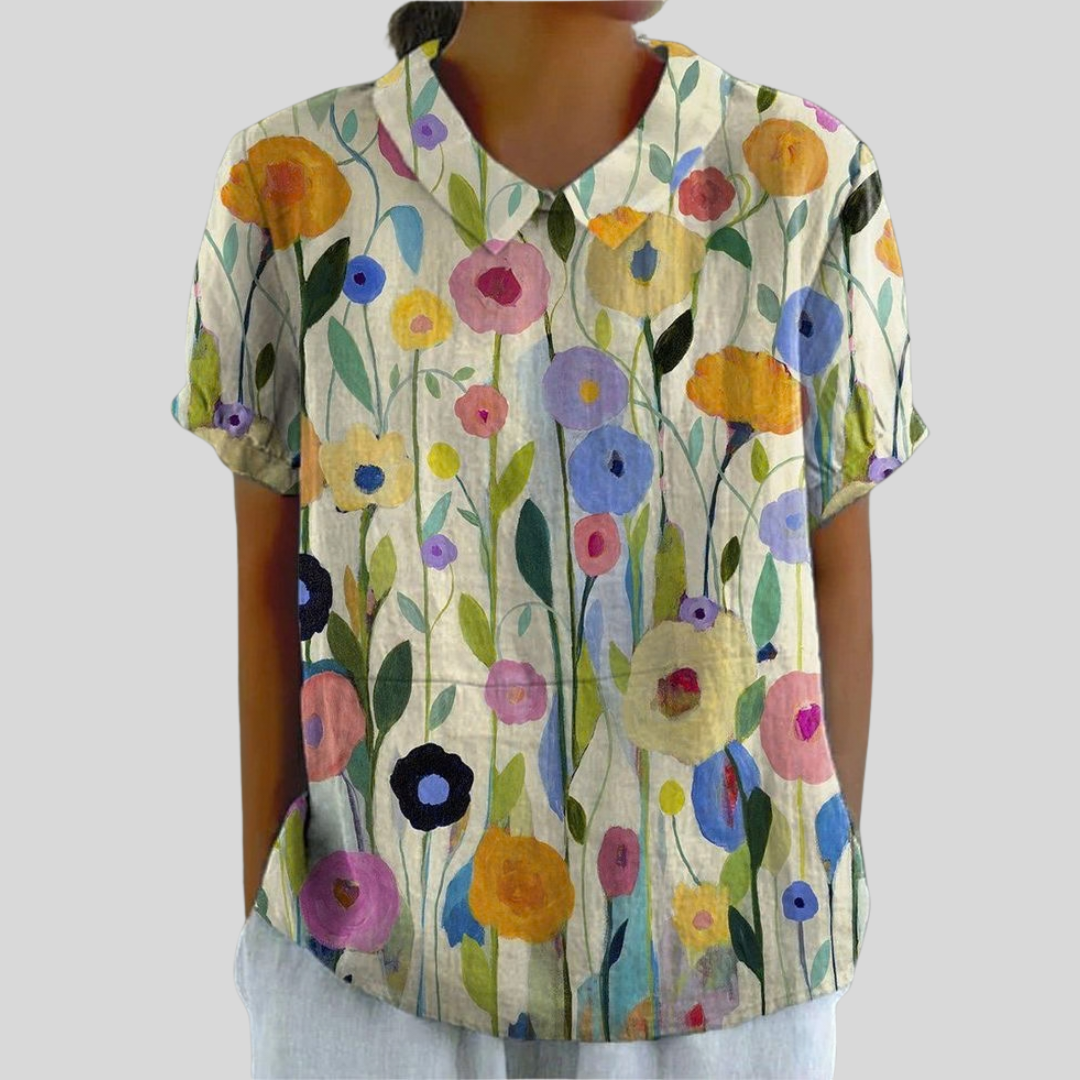 Solène | Blusa Floral Elegante
