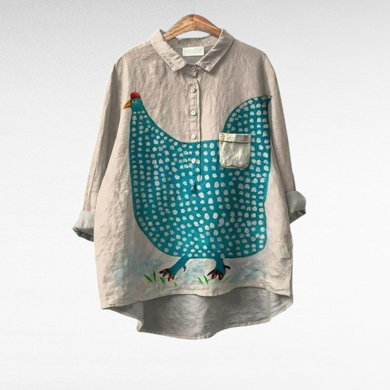 Céline | Blusa de Lino de Verano