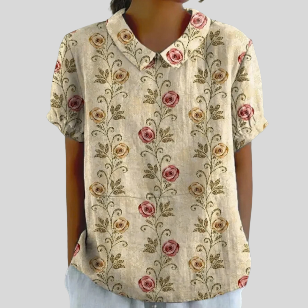 Amélie | Blusa Floral Elegante