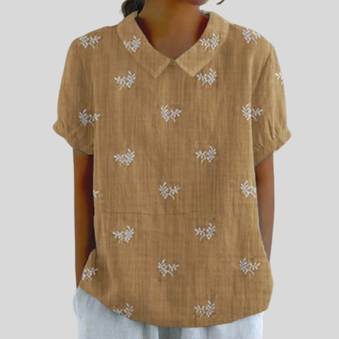 Geneviève | Blusa Floral Elegante
