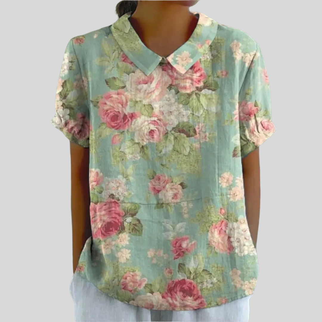 Brigitte | Blusa Floral Elegante