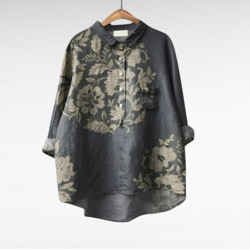 Celeste | Blusa de Lino de Verano