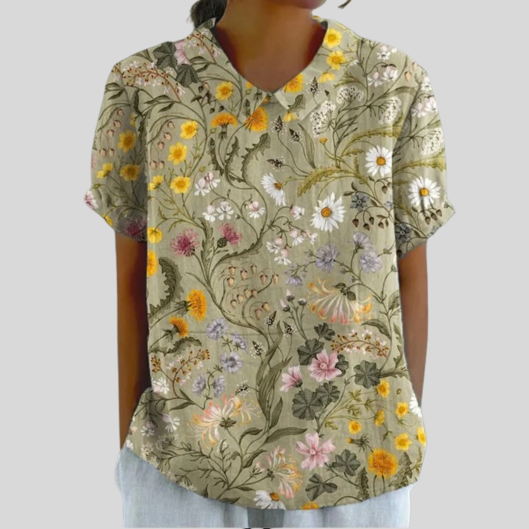 Victoire | Blusa Floral Elegante