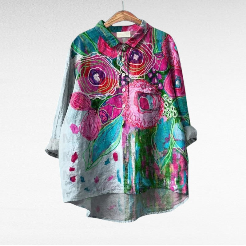 Thérèse | Blusa de Lino de Verano
