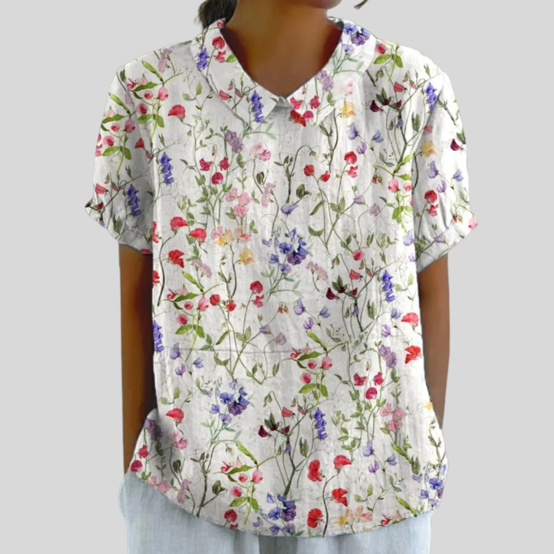 Océane | Blusa Floral Elegante