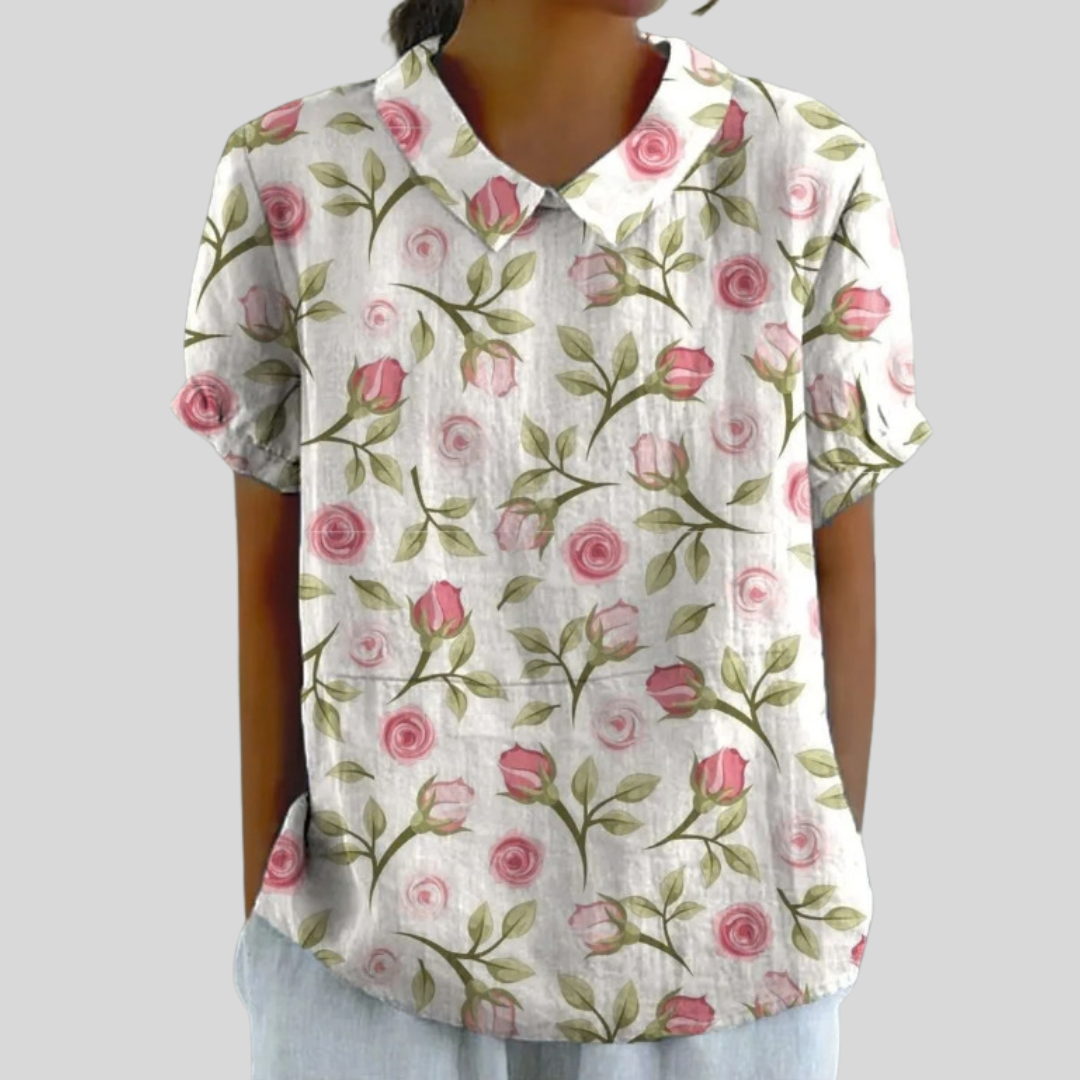 Élodie | Blusa Floral Elegante