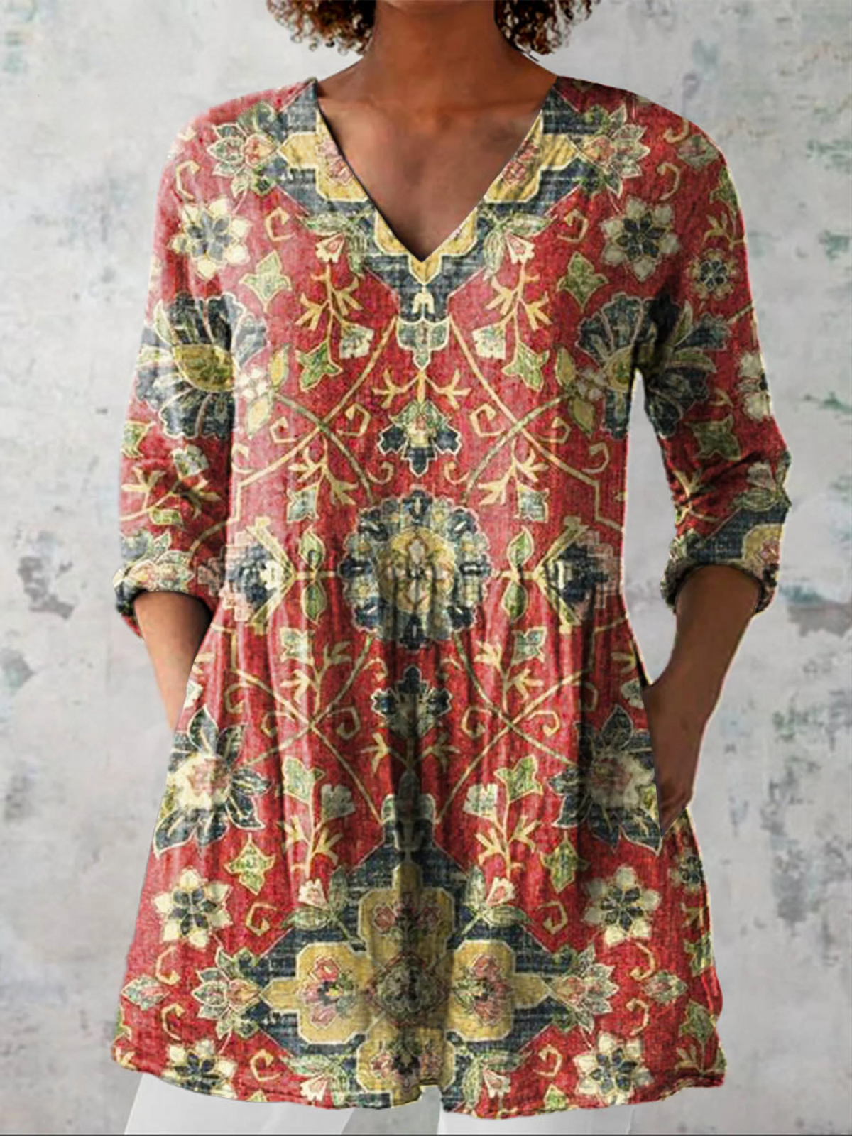 Lea | Blusa Larga Elegante