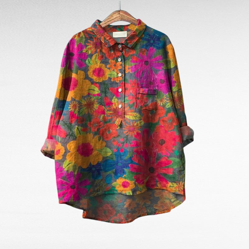 Émilie | Blusa de Lino de Verano