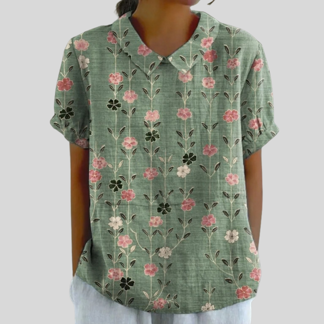 Amandine | Blusa Floral Elegante