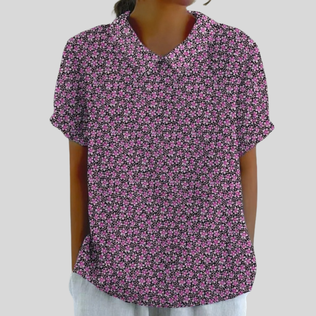 Léonie | Blusa Floral Elegante
