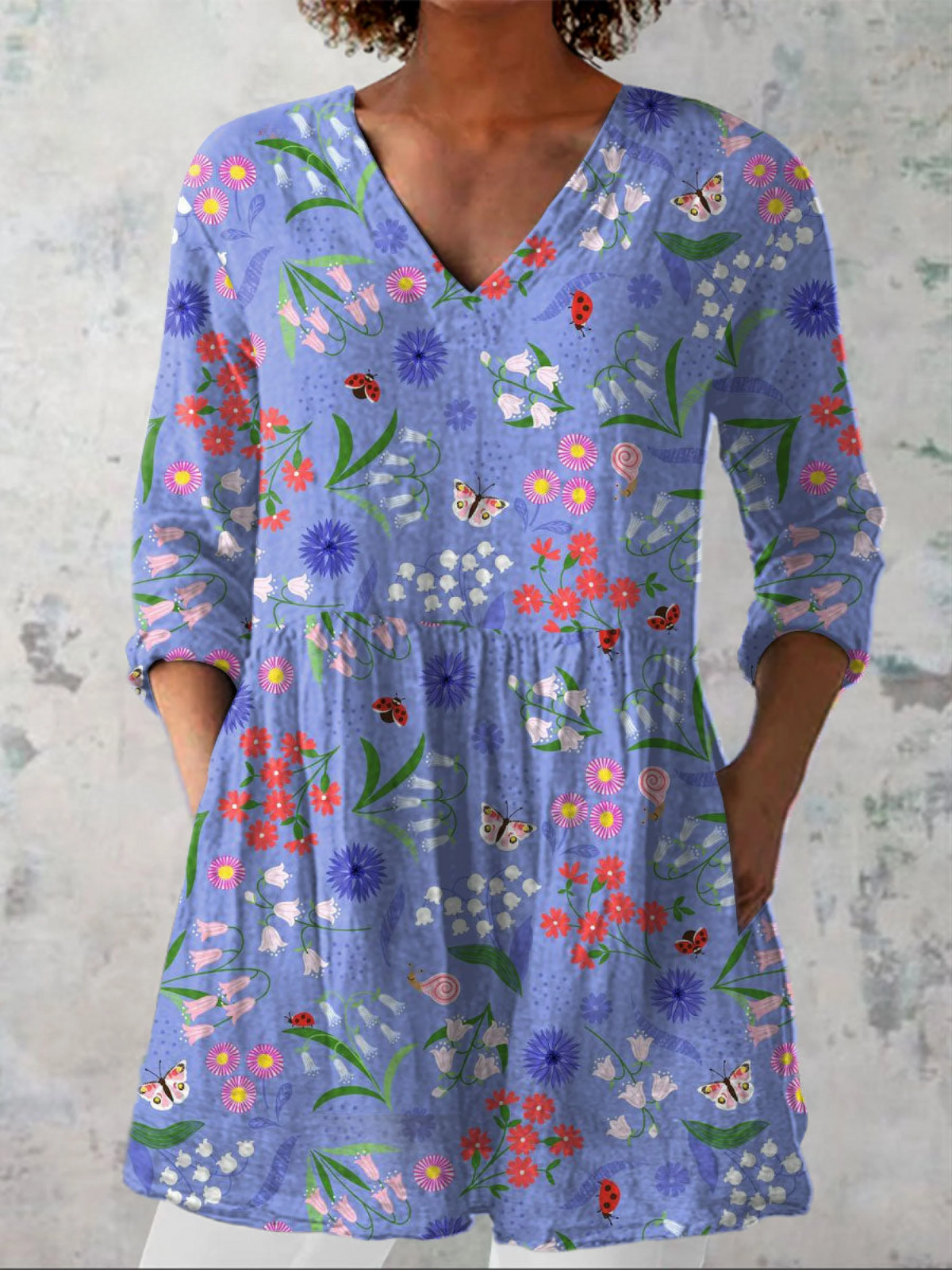 Aline | Blusa Larga Elegante