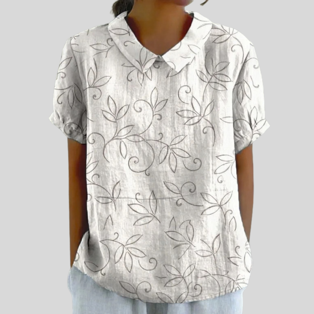Édith | Blusa Floral Elegante