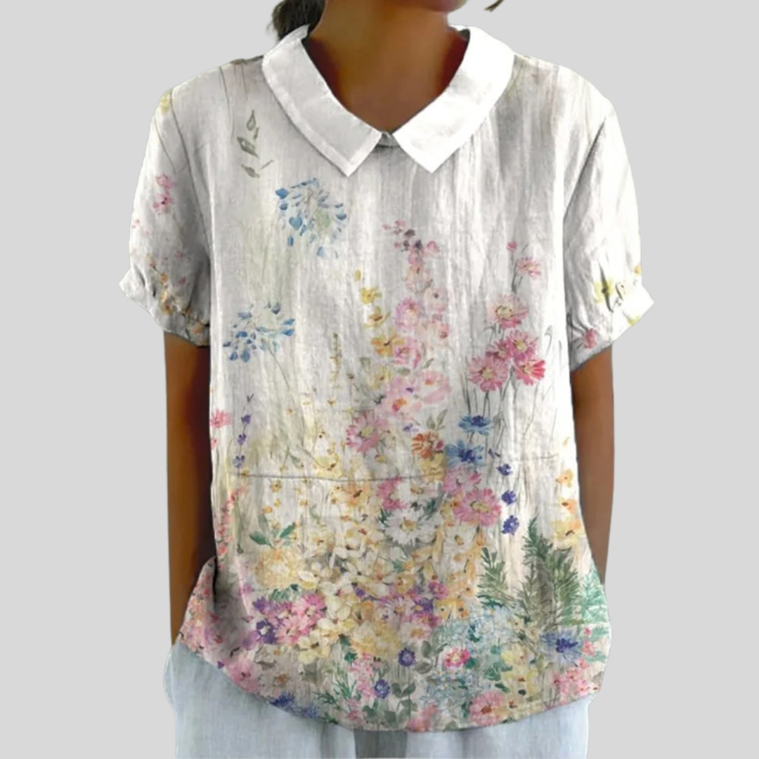 Lysiane | Blusa Floral Elegante