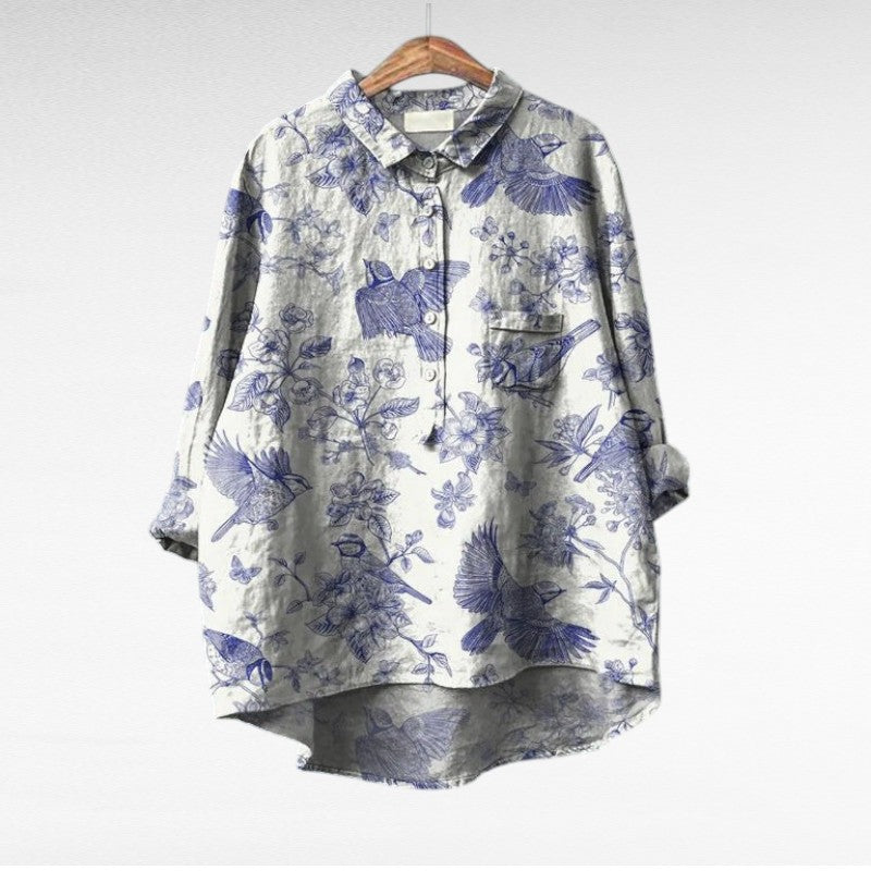 Claire | Blusa de Lino de Verano
