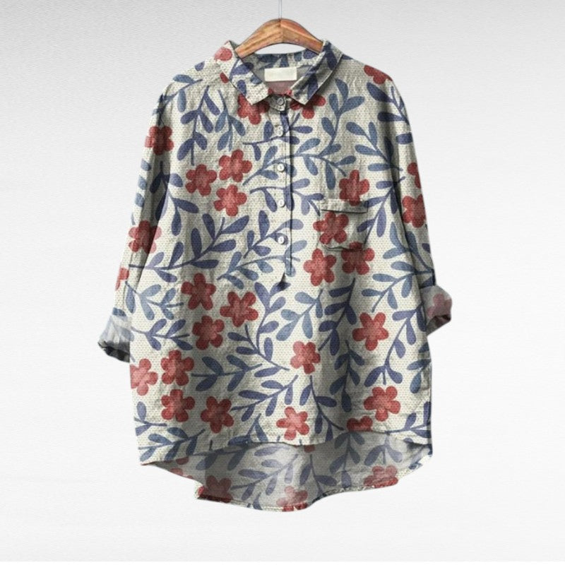 Claire | Blusa de Lino de Verano