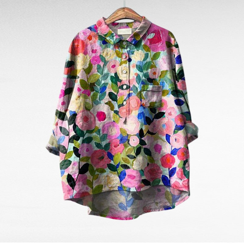 Claire | Blusa de Lino de Verano