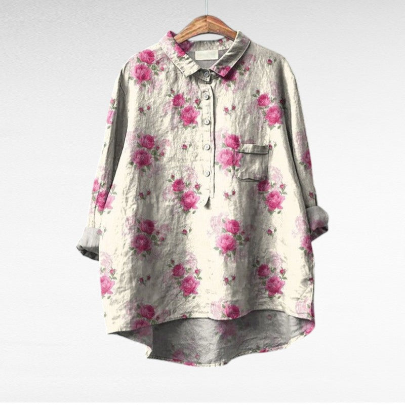 Claire | Blusa de Lino de Verano
