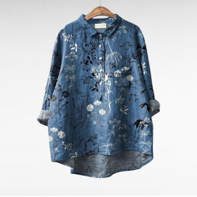 Claire | Blusa de Lino de Verano