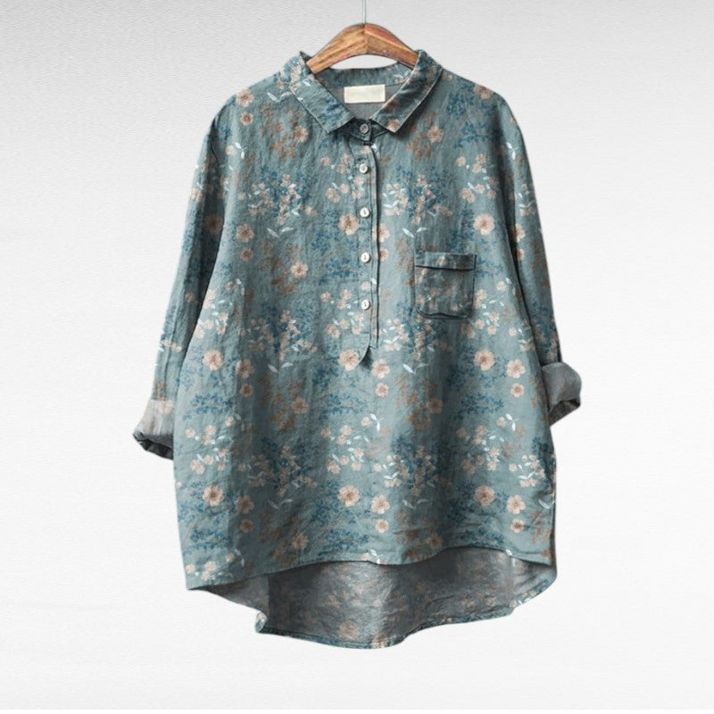 Claire | Blusa de Lino de Verano