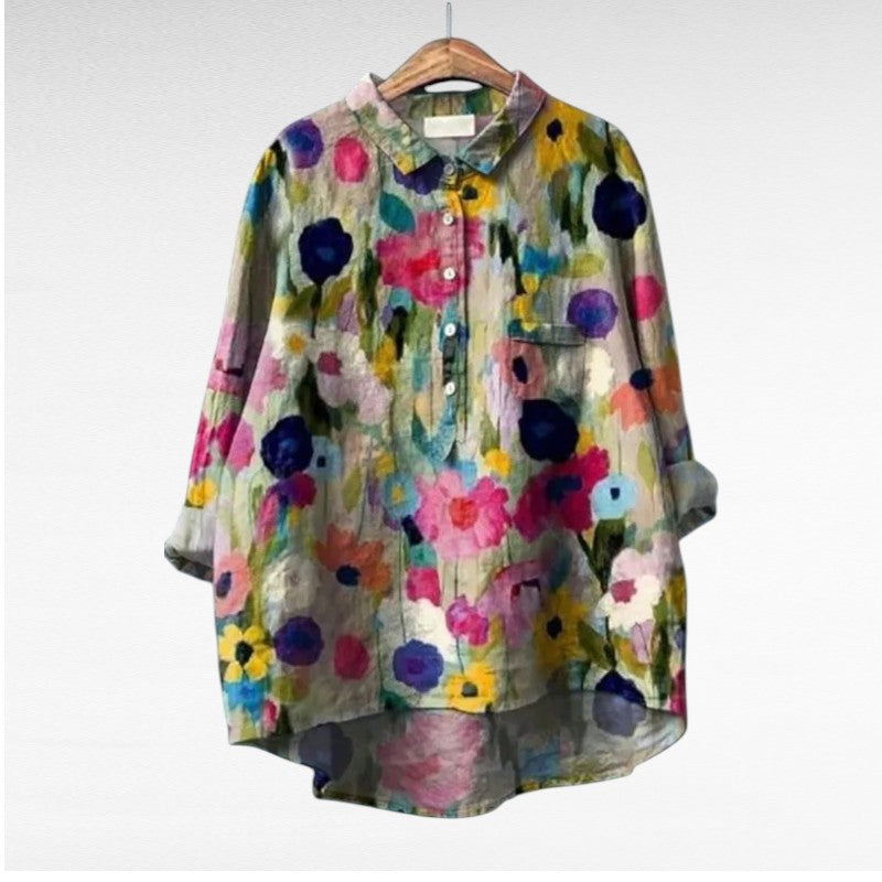 Claire | Blusa de Lino de Verano