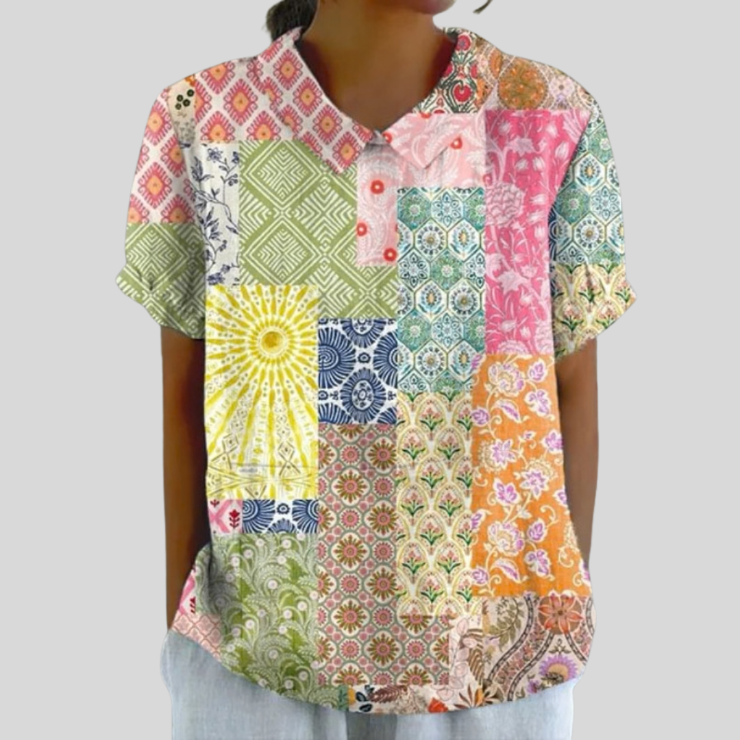 Élina | Blusa Floral Elegante