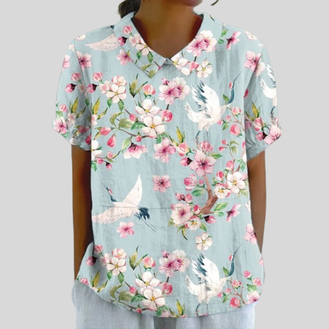 Elina | Blusa Floral Elegante
