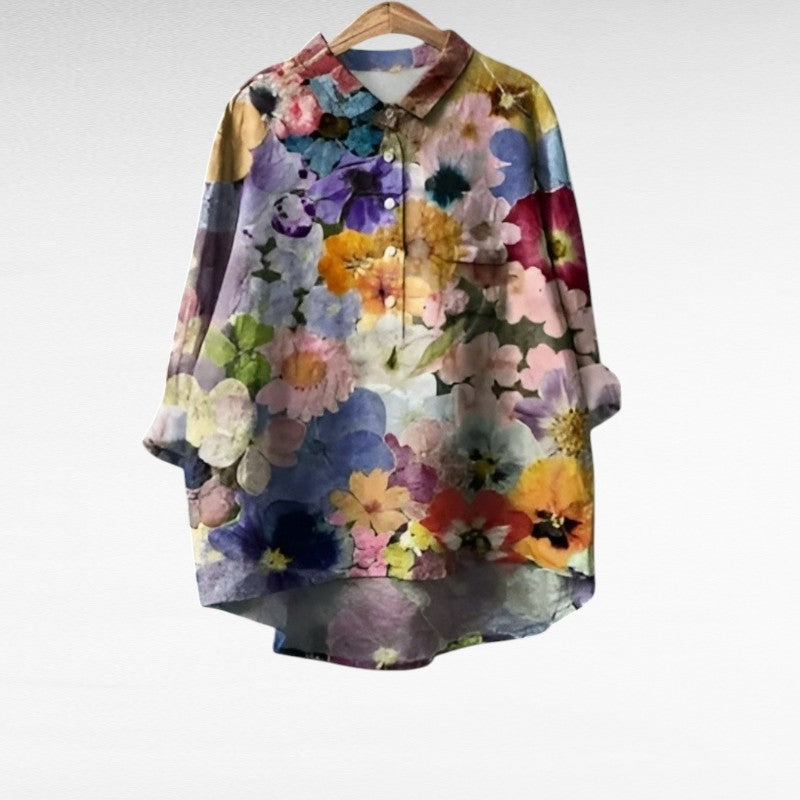 Élodie | Blusa de Lino de Verano