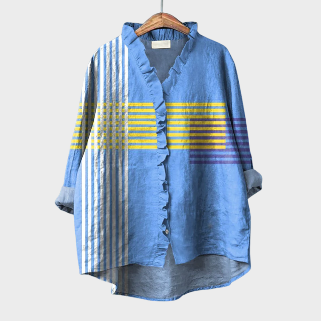 Tina | Blusa de Lino de Verano