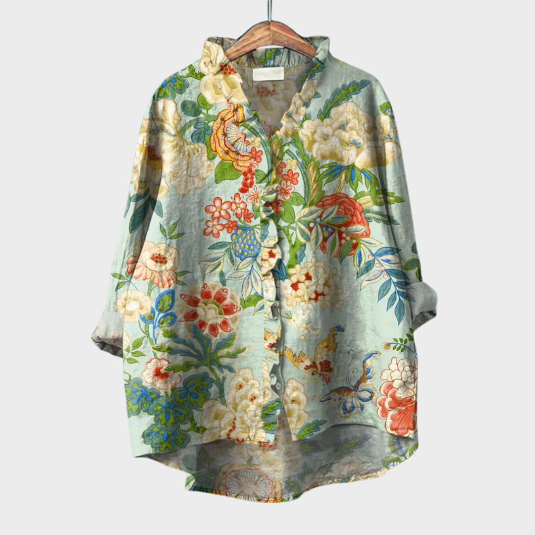Grace | Blusa de Lino de Verano