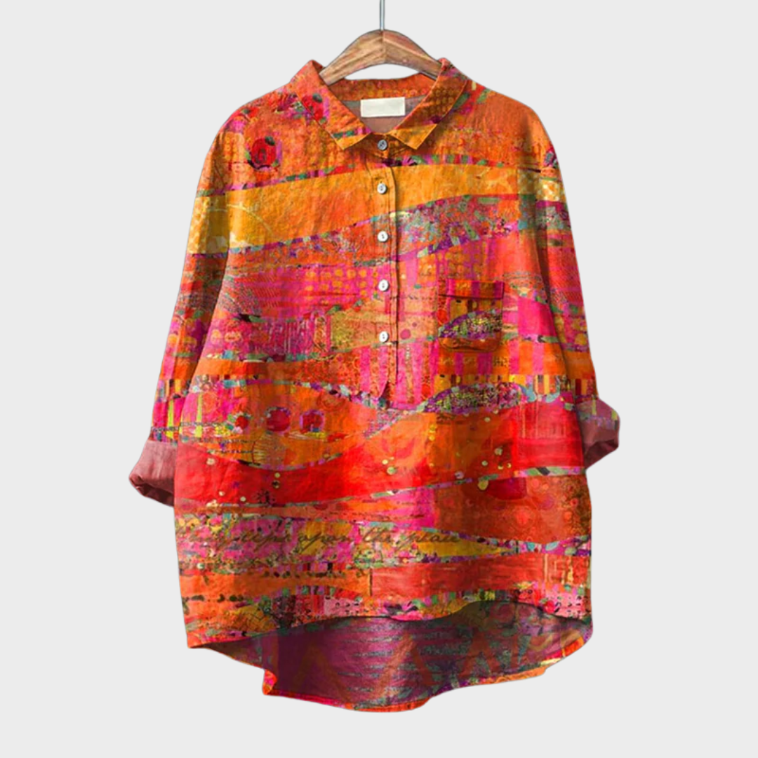 Catherine | Blusa de Lino de Verano
