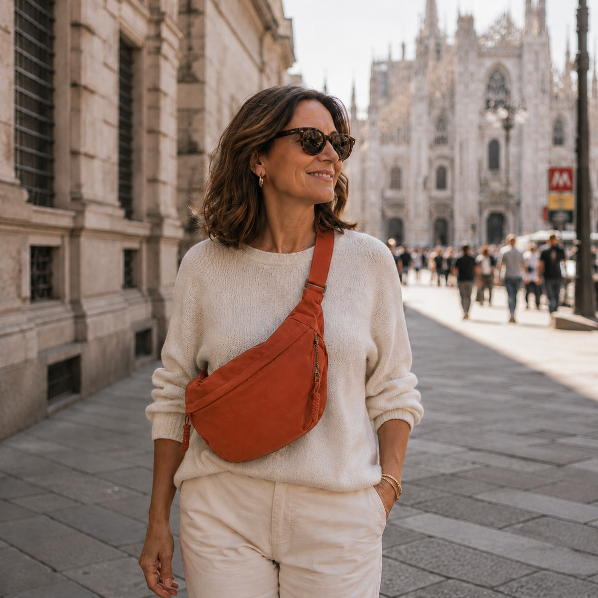 Lucía | Bolso de hombro Laranja