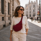 Isabella | Bolso de hombro burdeos