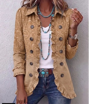 Isabel | Chaqueta western con volantes